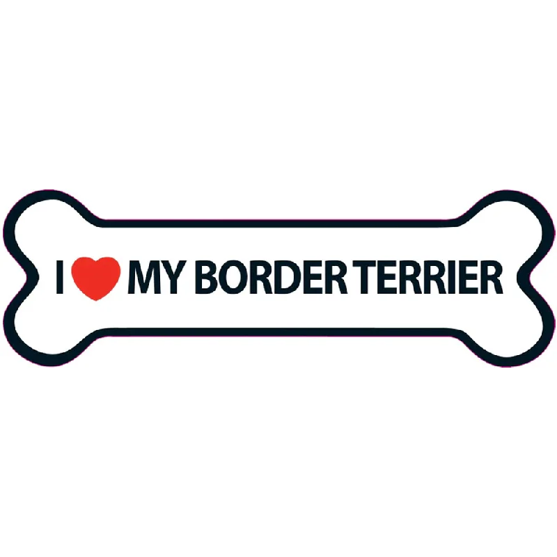 I Love My Border Terrier Magnet