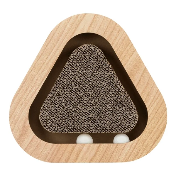 Scratching Cardboard - Triangle With Toy Balls