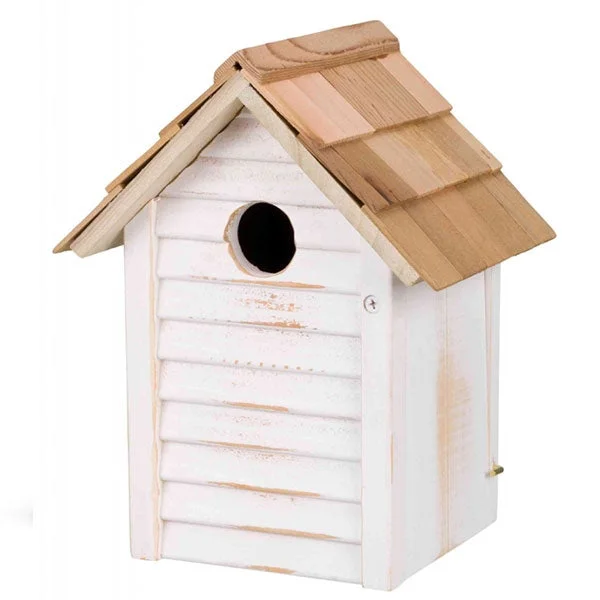 Wild Bird Nesting Box - White